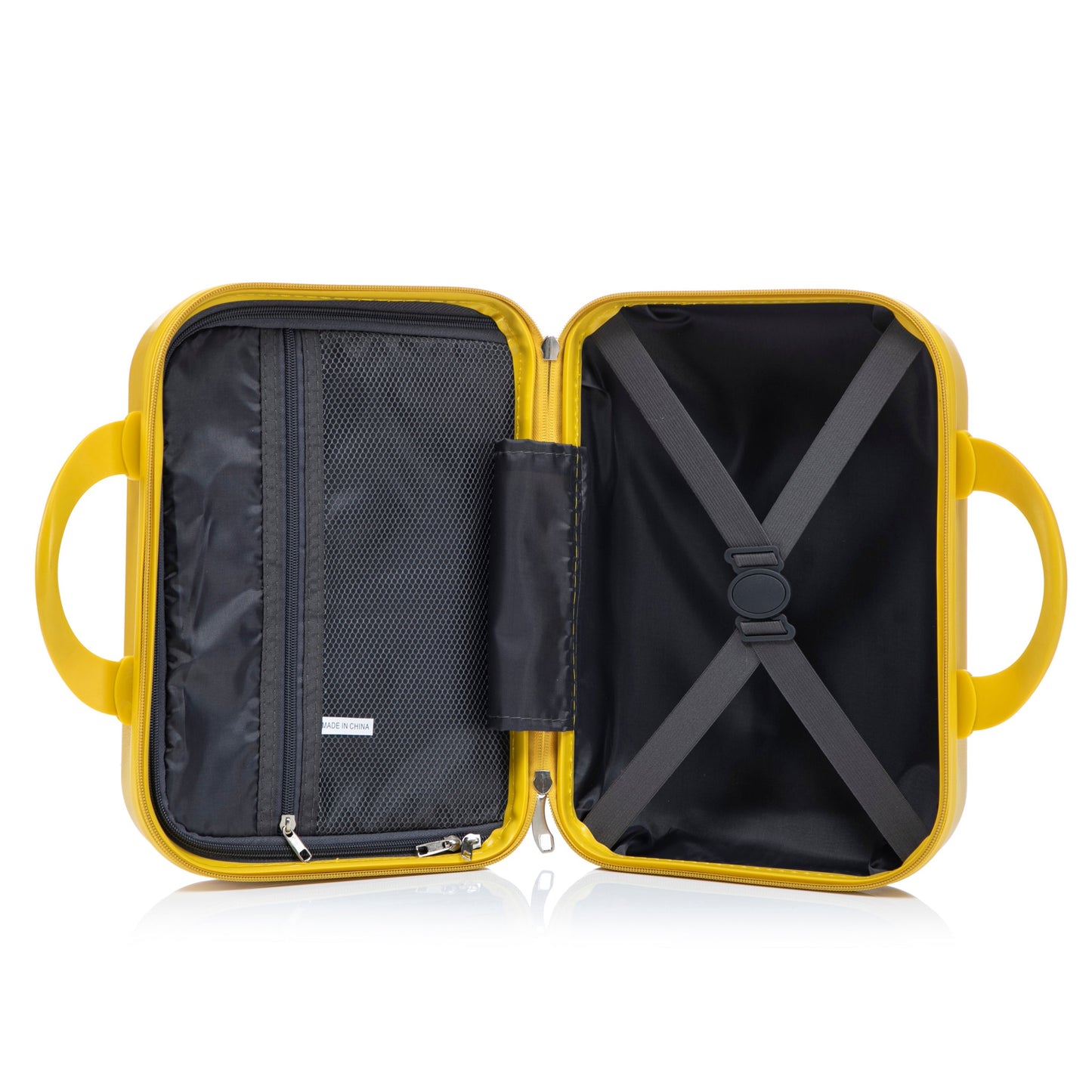14'/20' 2-Piece ABS Spinner Wheel Luggage Set with Combination Lock
