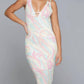 Cloud Ten - Bali Swirl Midi Dress