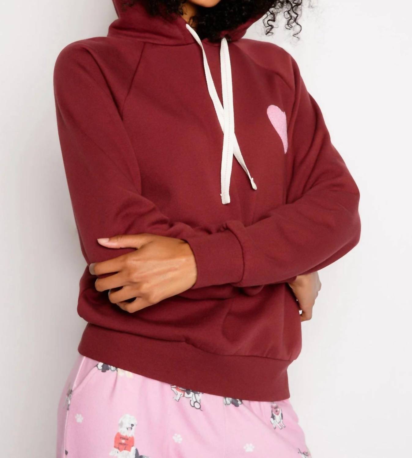 Pj Salvage - Long Raglan Sleeves Pullover Hoodie