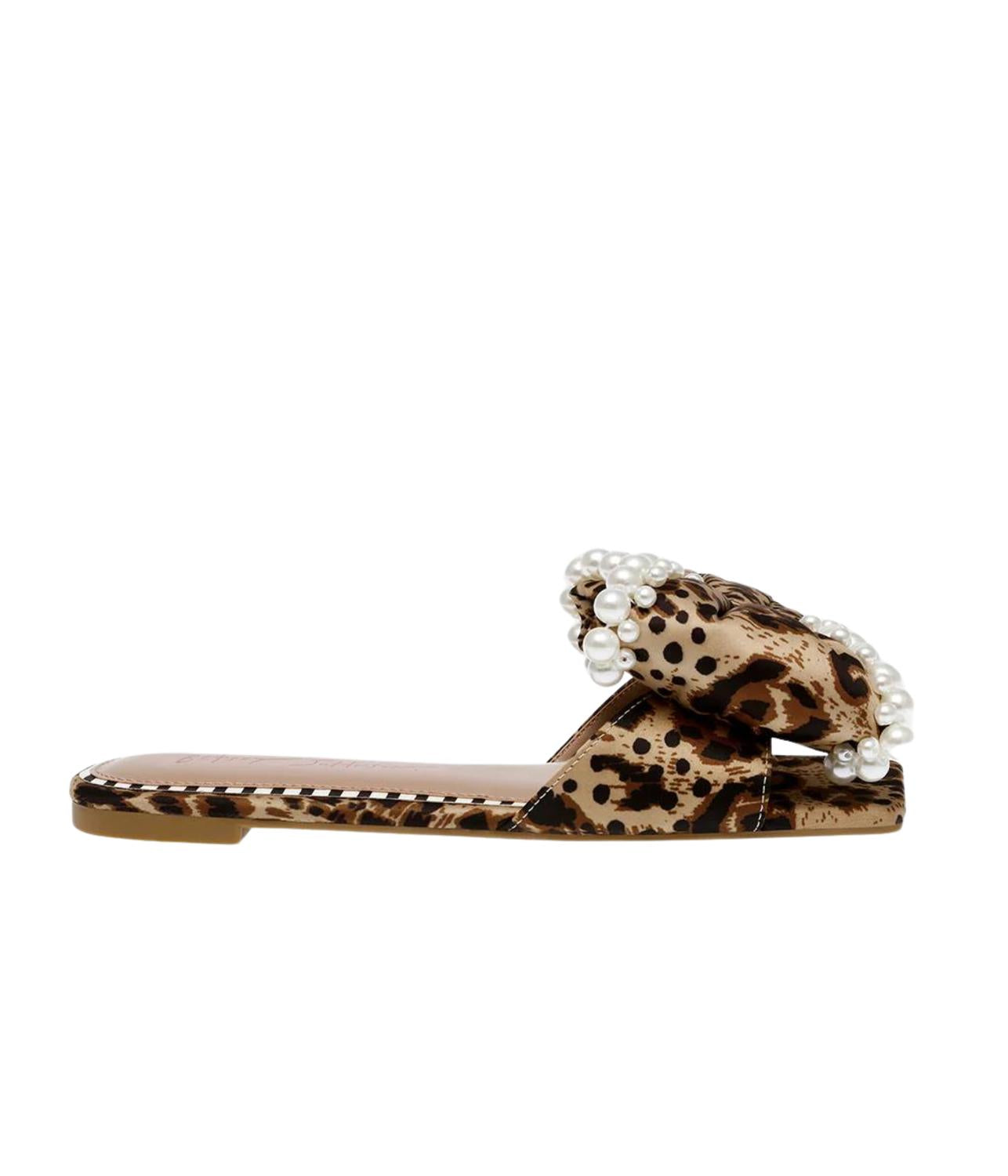Betsey Johnson - Women Liah Bow Sandals with Pearls