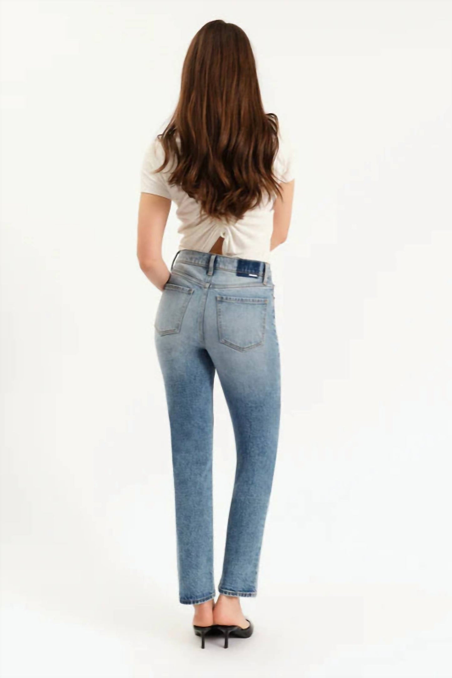 Daze - Smarty Slim Straight Leg Jean