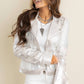 Elliott Lauren - Metallic Zip Up Jacket