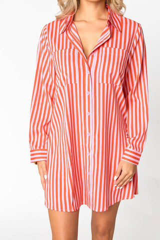 Buddylove - Vestido Mini Camisa Sun Glow