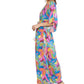 Entro - Tropical Print Maxi Dress