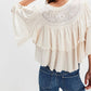 Free People - Rose Party Crew Neck Tee