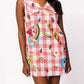 Queen Of Sparkles - Picnic Table Collar Dress