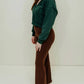 Papermoon - Palmer Cropped Zip-up Hoodie