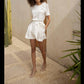 Andres Otalora - Women's Encantamiento Belted Linen Shorts