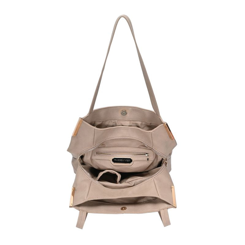 Elizabeth Triple Compartment Hobo