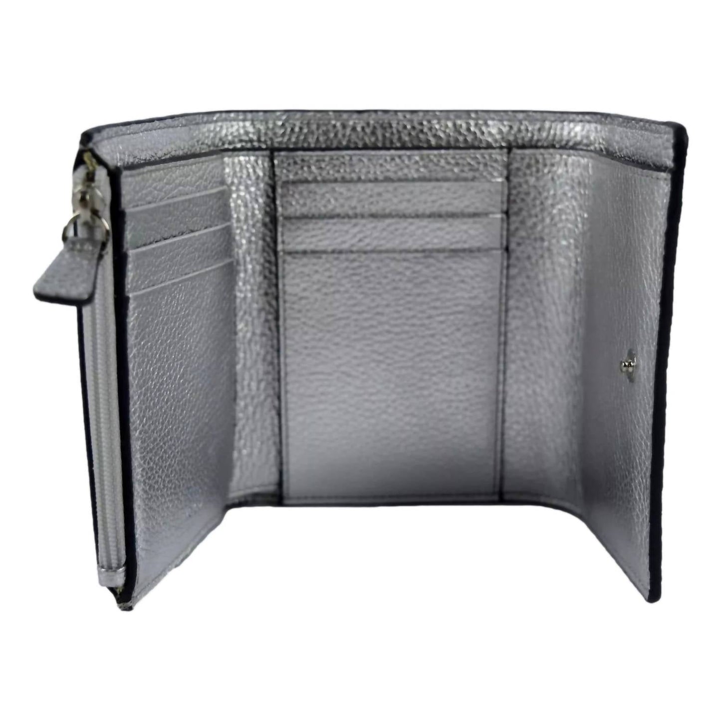 Jimmy Choo - Women's Loni Leather Embossed Logo Tri-fold Card Case Wallet