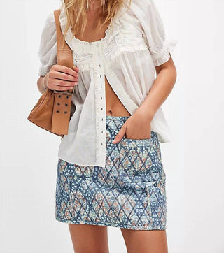 Free People - Minissaia acolchoada Darla