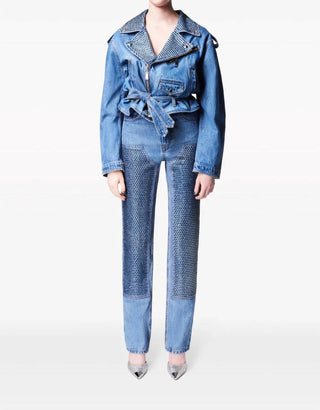 Area - Crystal Straight Leg Jean