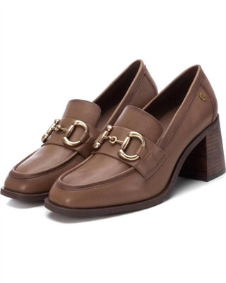 Xti - Mocassins de couro femininos