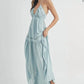 Mable - Flora Halter Maxi Dress
