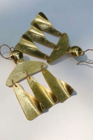 Mckinley Mizar - Women's Three Golden Trees Earrings