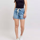 Judy Blue - High Waist Vintage Wash Jogger Denim Short