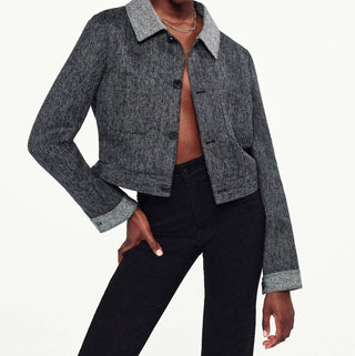Frame - BUTTON FRONT JACKET