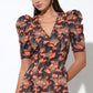 Adelyn Rae - Gracie Puff Sleeve Midi Dress