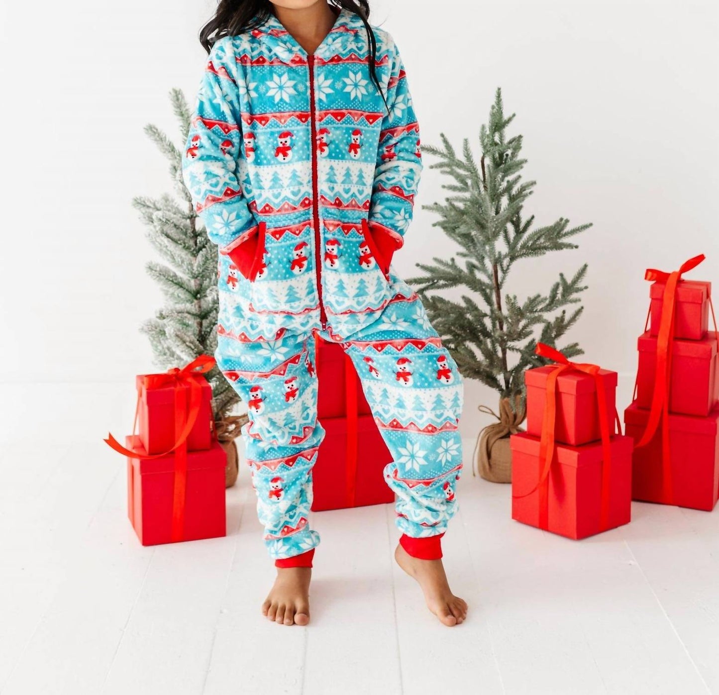 Birdie Bean - Kid's Microfleece Hooded Jumpsuit