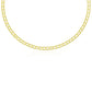 14k Yellow Gold Men's Necklace with Track Design Links