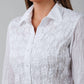 Cino - Daisy Embroidered Shirt