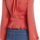 Veronica Beard - Yulita Cut Out Silk Blend Top