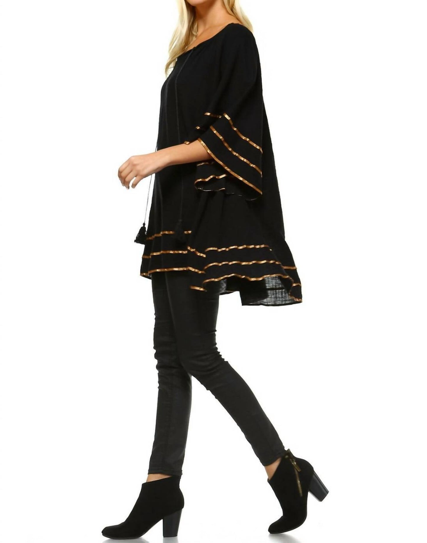 Velzera - Women's Kimono Sleeve Swing Top
