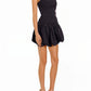Badgley Mischka - Delaney Strapless Bubble Hem Mini Dress