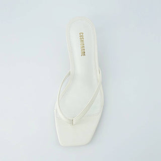 Cushionaire - Sandálias de salto fino estilo Miami Thong