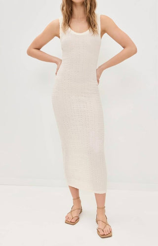 Enza Costa - Vestido midi com franzido e estampa pipoca