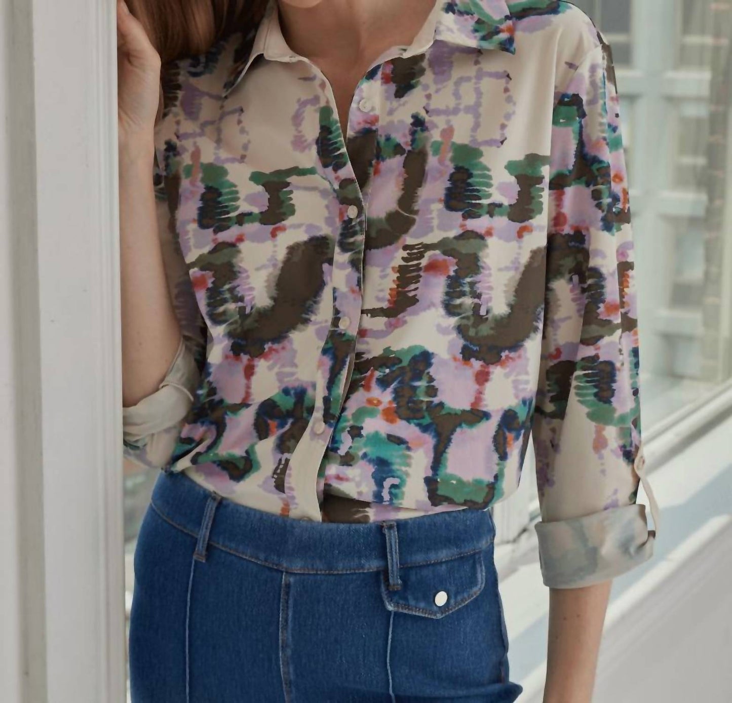 Lysse - Patterned Roll Tab Connie