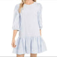 Cece - Clip Dot Ruffled Dress