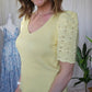 &Merci - V-neck Sweater Tee