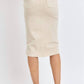 Judy Blue - High Waist Front Slit Denim Skirt