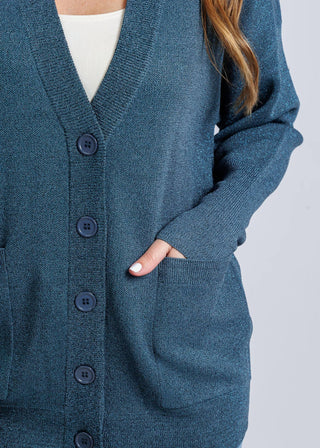 Lanhtropy - Cardigan Aspen Lurex