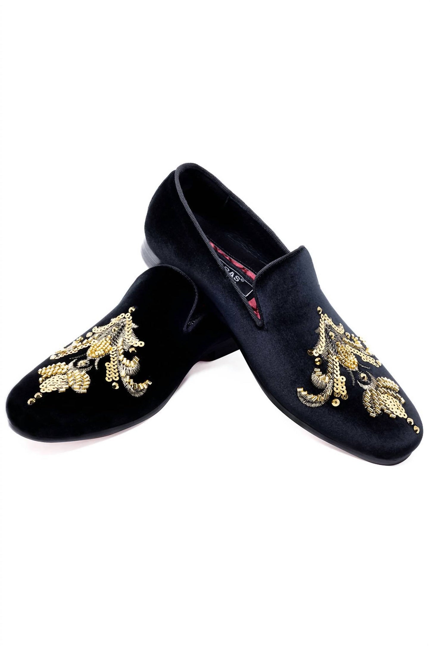 Barabas - Men's Pearls Mod Slip-on Loafers