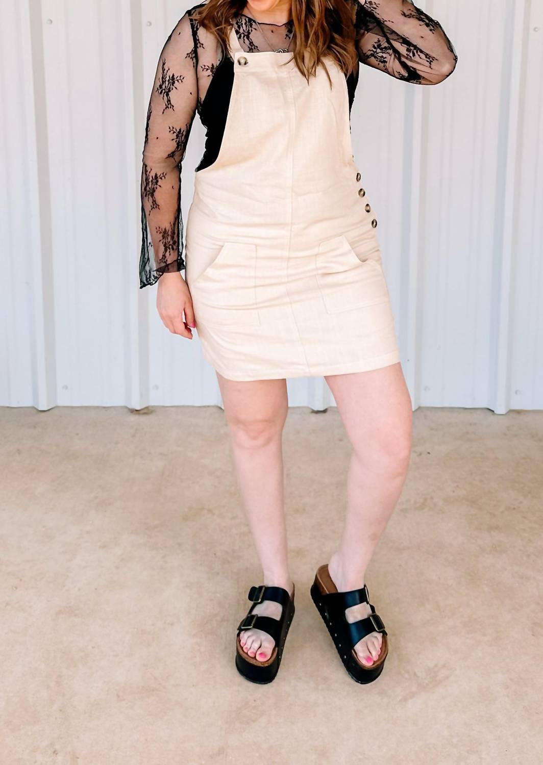 Aapparella - Overall Mini Dress