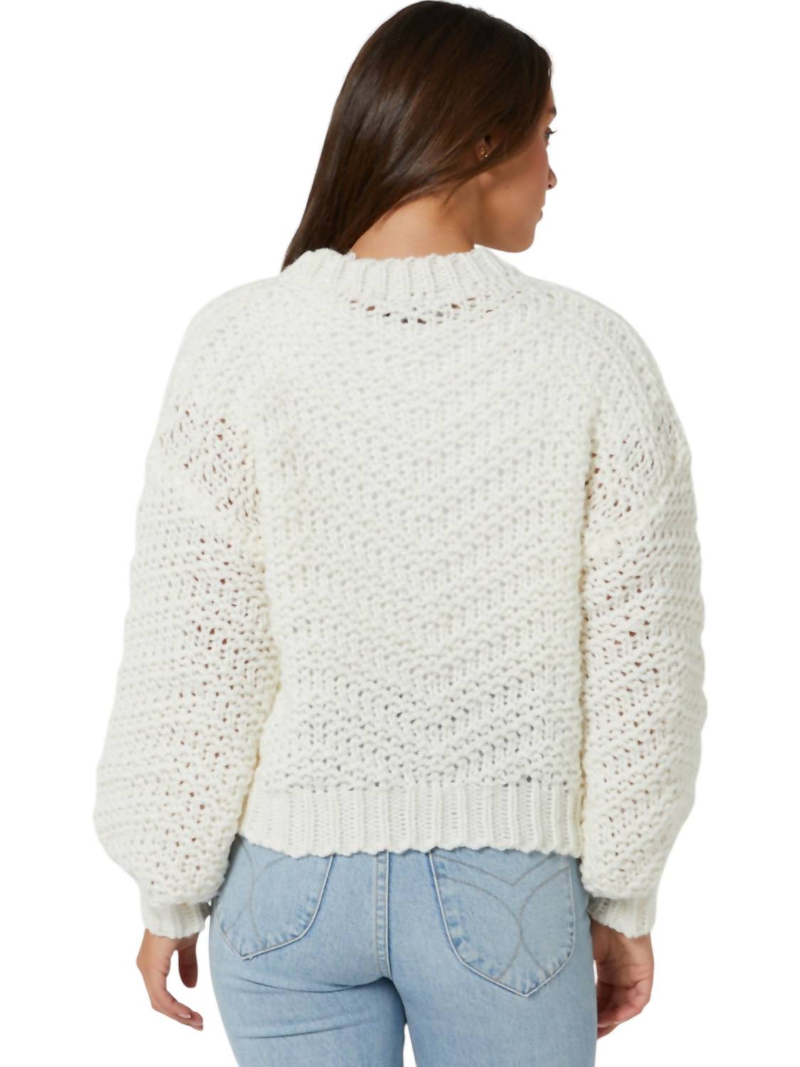 Minkpink - Luna Zigzag Stripe Knit Sweater