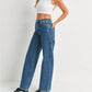 Just Black Denim - Long High Rise Wide Leg Jeans