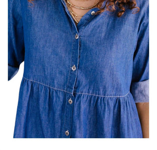 Ninexis - Vestido de bebê com botões