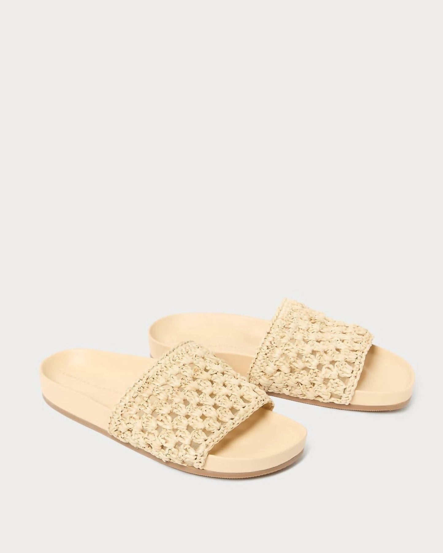 Loeffler Randall - Henri Natural Crochet Straw Sandal