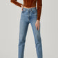 Astr - Velvet Long-sleeve Corset Top With Smocked Back