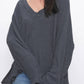 Project Social T - ROSALITA COZY THERMAL V NECK LONG SLEEVE TOP