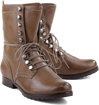Schutz - Botas femininas Yucca com cadarço e cano baixo para combate militar