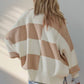 Double Take - Oversized Color Block Sweater