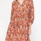 Entro - Floral Print Mini Dress