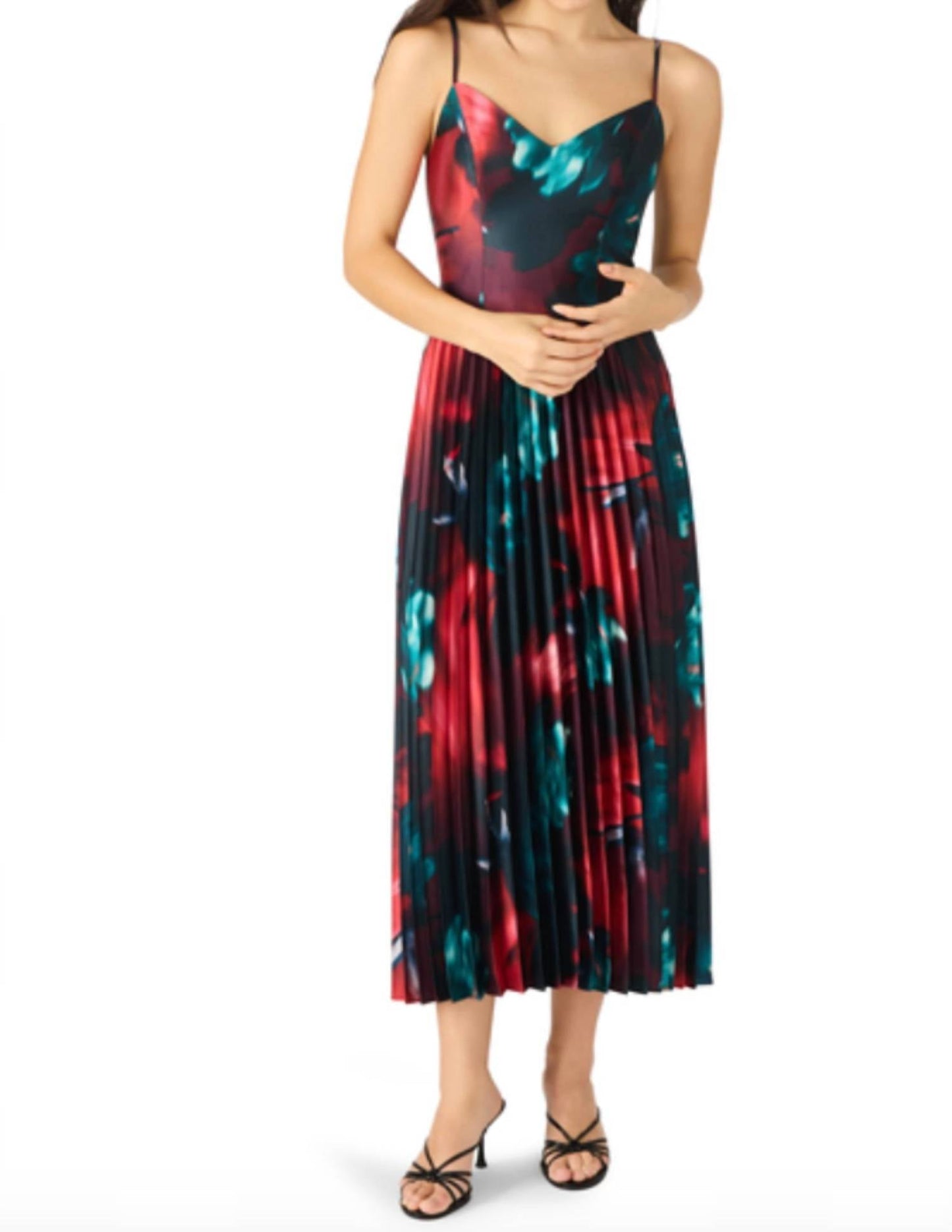 Steve Madden - Violette Pleated Midi Dress