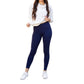 Julia Rose - Nadia Crossover Full Length Leggings with Pockets