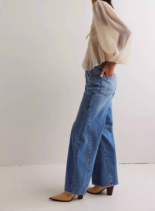 Free People - Calça Jeans Eden High Slouchy