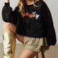 Peach Love - Spooky Pumpkin Halloween Sweater